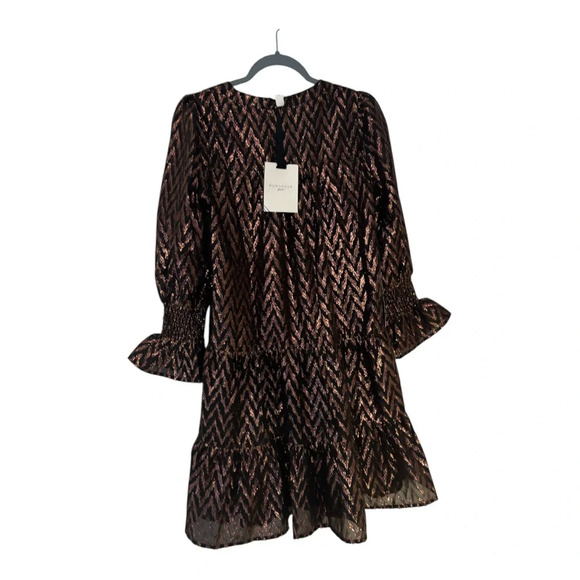 Pomander place Women’s Metallic Ikat Kenzo Dress - Picture 5 of 8